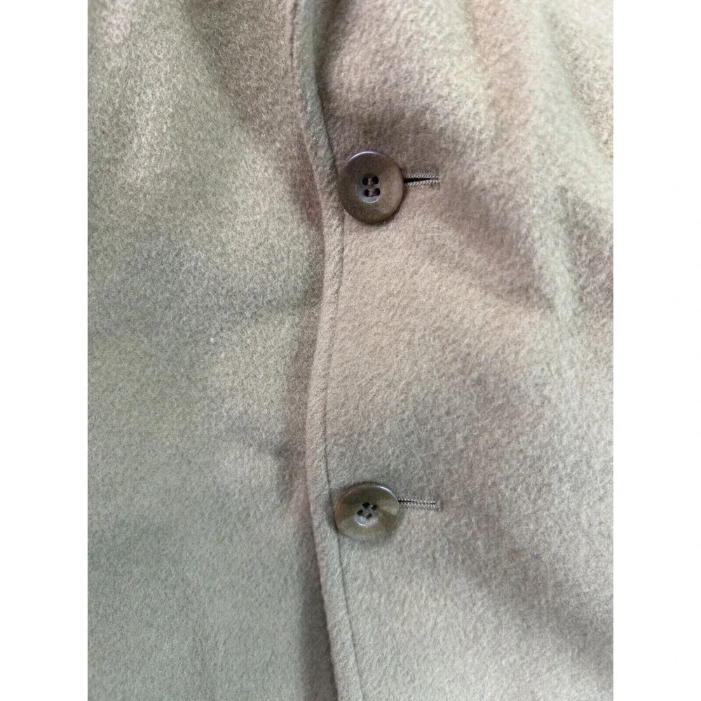 Mitchell Daroff Camel Hair Wool Blazer L Tan 2-Button Sport‎ Coat Vintage Mens